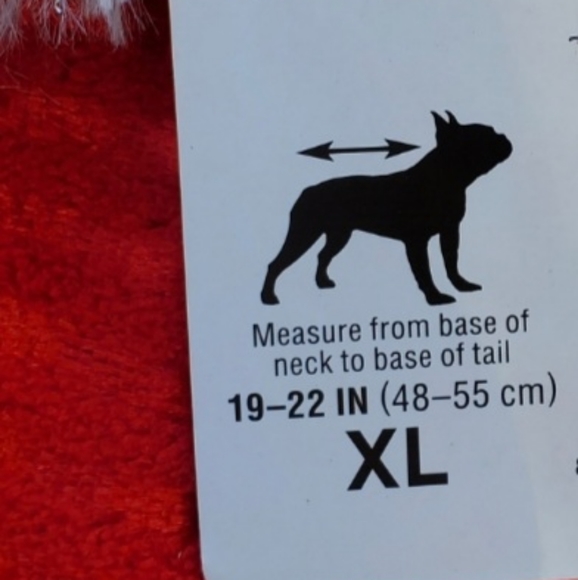 Pawsitively Merry Dog Santa Outfit XL - Picture 3 of 3